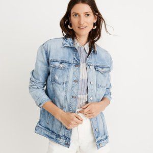 Madewell Oversized Distressed Jean Jacket